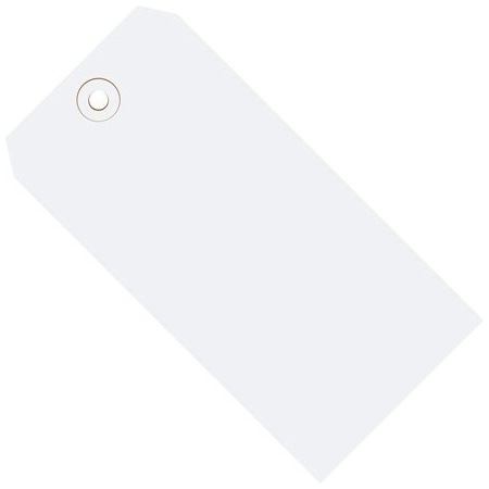 Bsc Preferred 4 1/4 x 2 1/8'' White 13 Pt. Shipping Tags, 1000PK BUY00015565